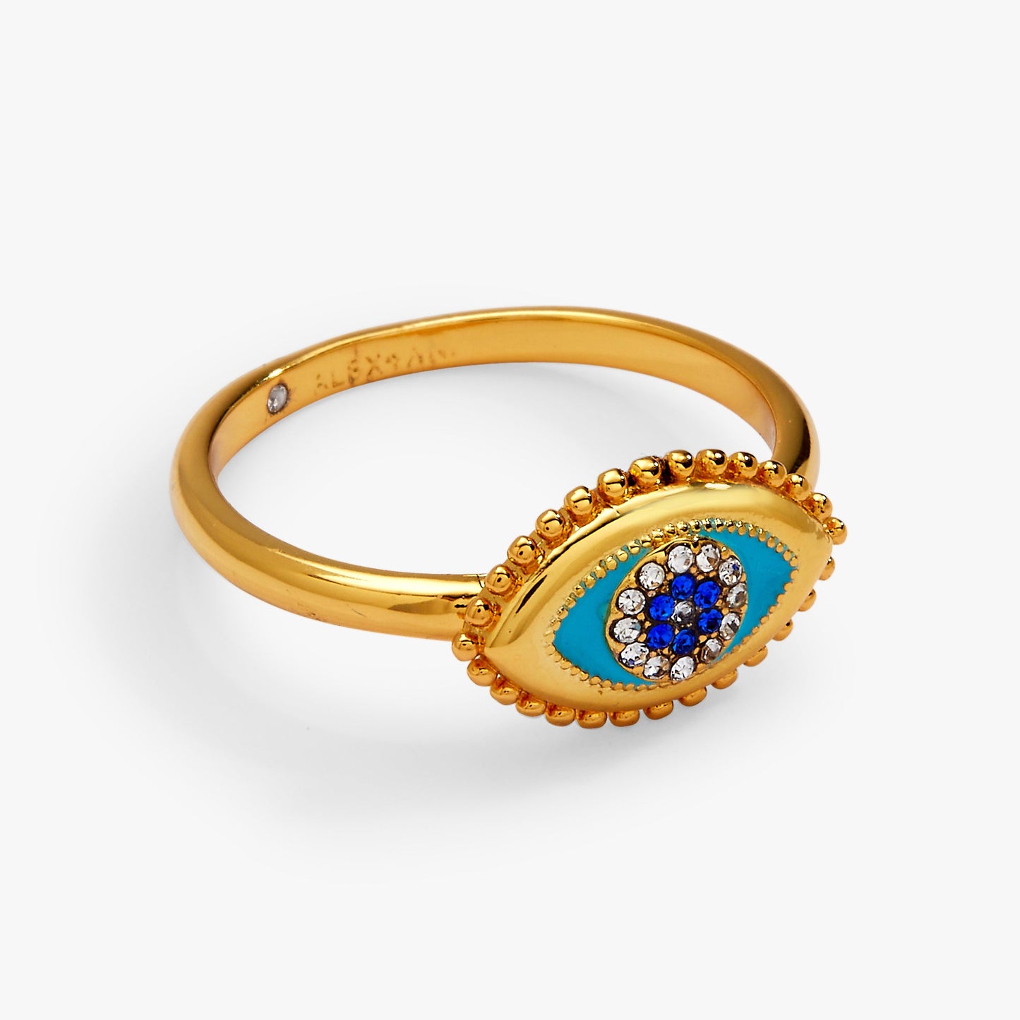 Healing Stone Evil Eye Ring