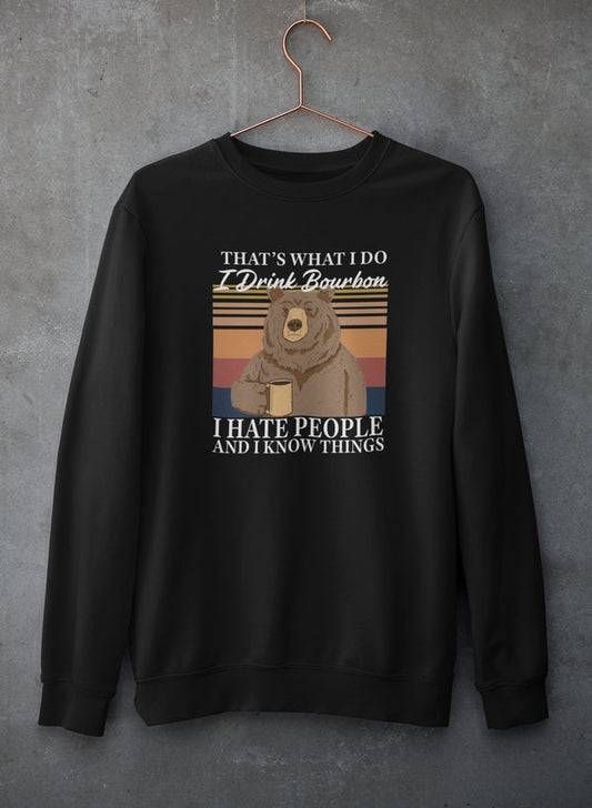 Bourbon Bear Sweat Shirt by Virgo