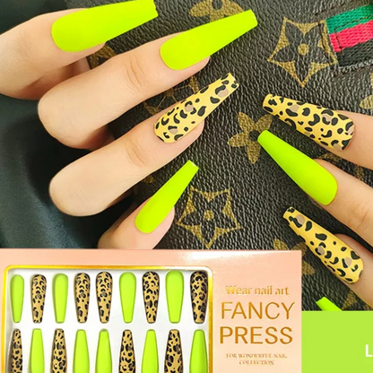 Extra Long Coffin Press on Nails
