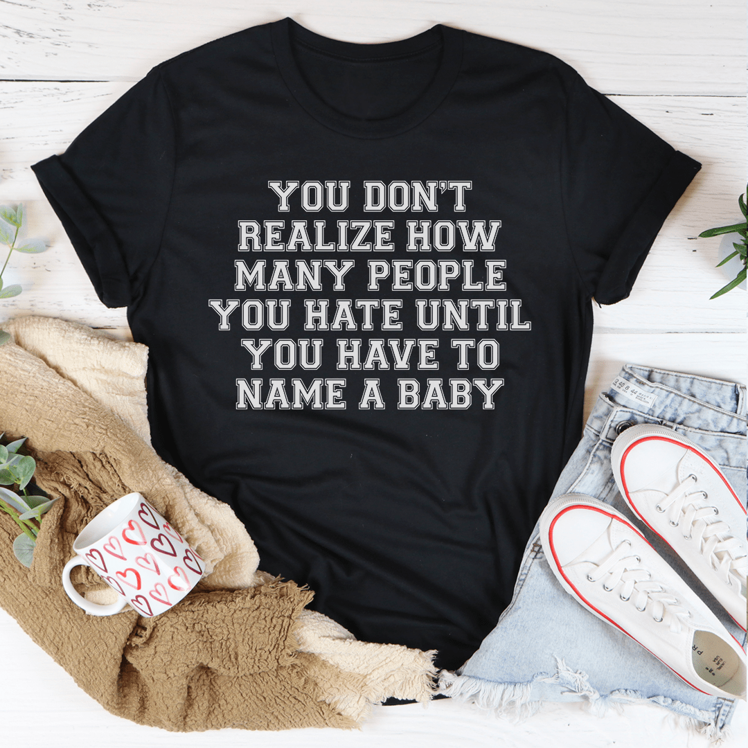Name A Baby Tee by MerchMallow