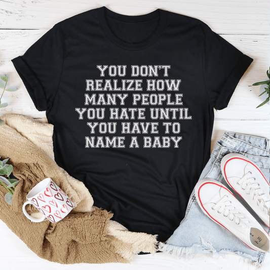Name A Baby Tee by MerchMallow