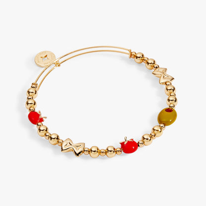 Pasta Girl Beaded Bangle