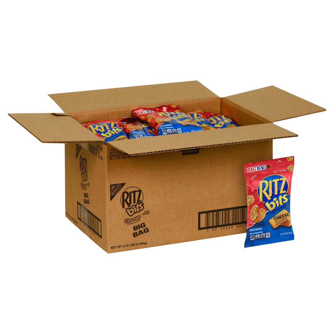 NABISCO RITZ BITS PEANUT BUTTER 3oz 36pk