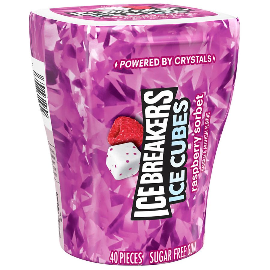 Ice Breaker Ice Cubes Raspberry 8pk (4x2)
