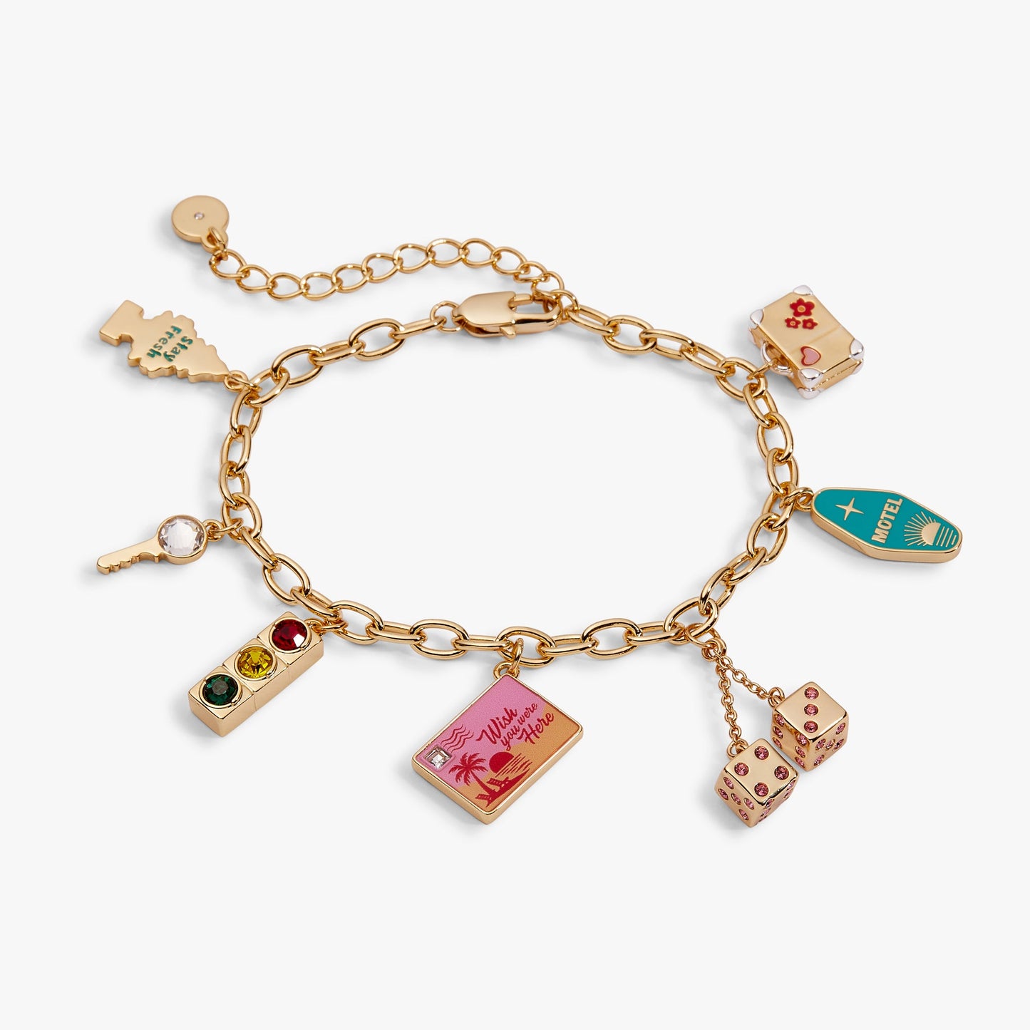 Road Trip Multi-Charm Bracelet