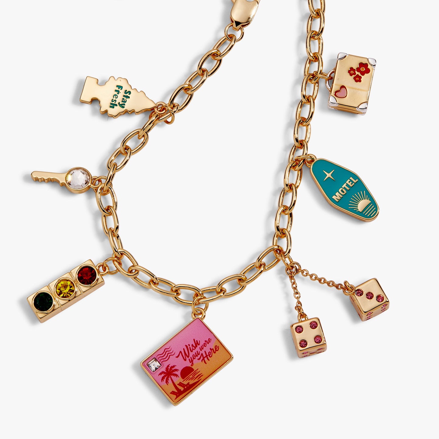 Road Trip Multi-Charm Bracelet