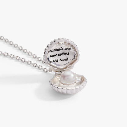 Salt + Sea 'Seashells Are Love Letters In The Sand' Seashell Locket Pendant