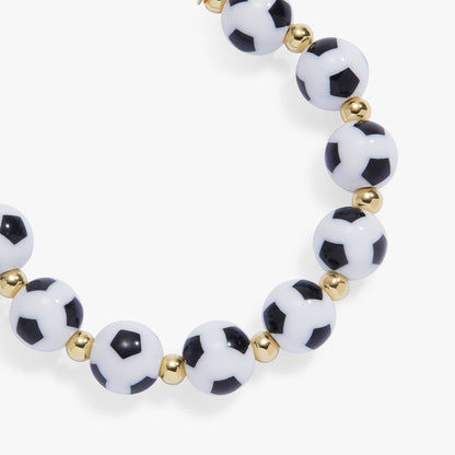Soccer Oversized Beaded Bangle
