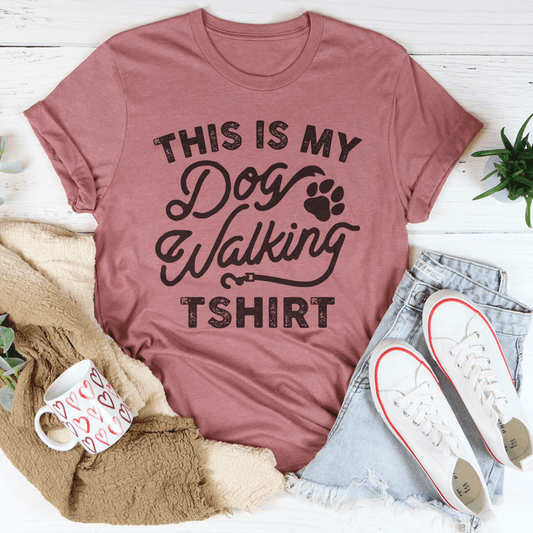 This Is My Dog Walking Tshirt Tee by MerchMallow